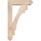 Ekena Millwork Merced Arts and Crafts Smooth Bracket w/ Offset Brace, Douglas Fir, 5 1/2"W x 20"D x 32"H BKT0604X20X32MRC03SDF - alternate 4